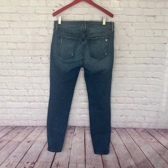 Black Orchid Los Angeles skinny zipper ankle jeans size 28 - Picture 7 of 10